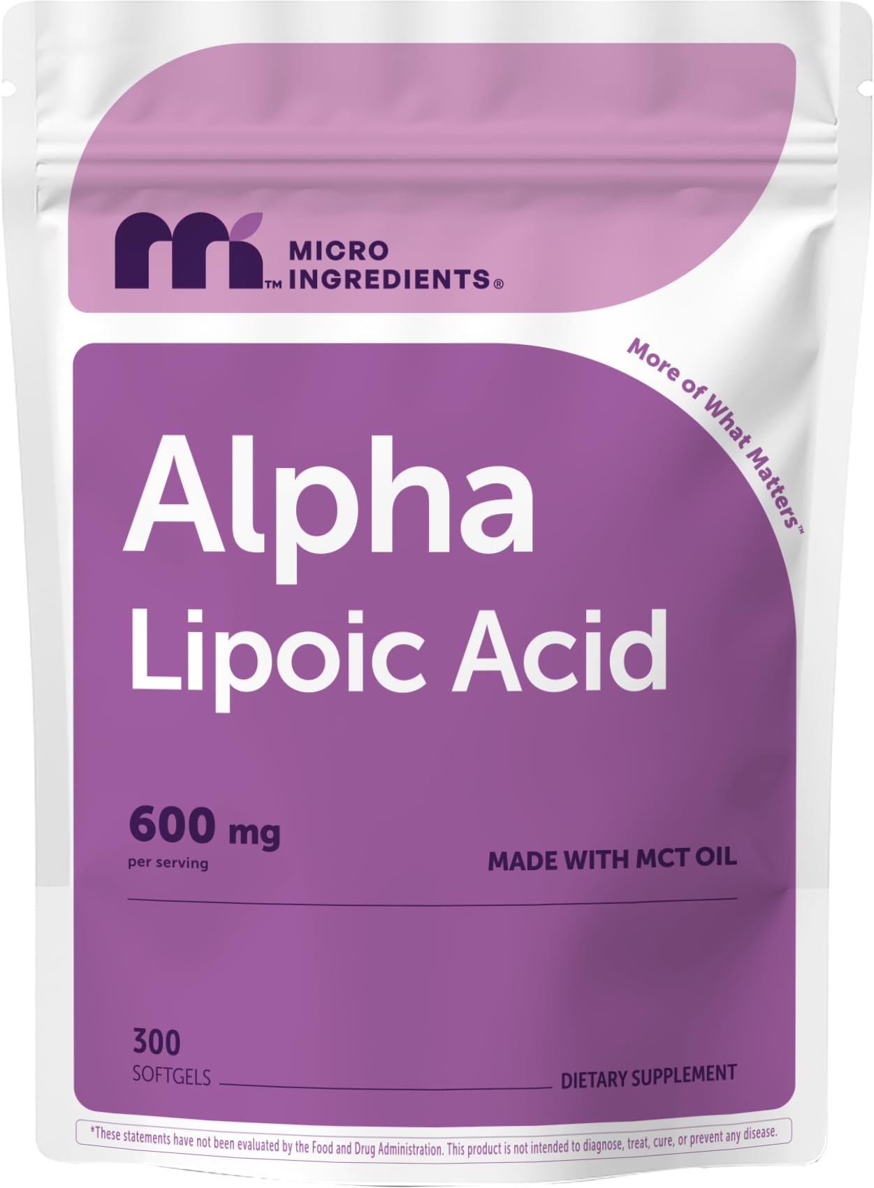 Amazon.com: Micro Ingredients Alpha Lipoic Acid 600mg Per Serving